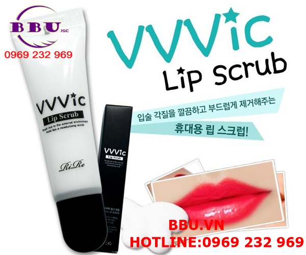 Nước hoa, mỹ phẩm:  Tay-da-chet-moi-rire-vvvic-lip-scrub-1