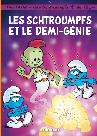 Lire , lire , lire ................................... - Page 7 Schtroumpfs-lombard-tome-34-schtroumpfs-et-demi-genie