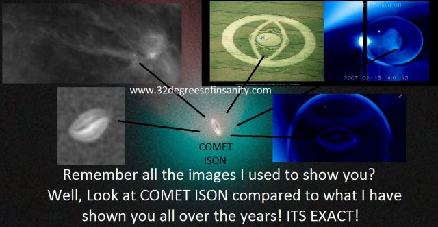 BREAKING NEWS! Comet ISON SHAPED LIKE A SPACESHIP! The Images NASA Does Not Want You To See Cometison