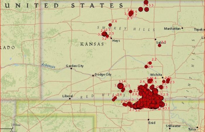 Loud Booms, Rumblings And Shaking Felt State Wide as M3.4 quake Hits Mankato, Kansas Earthquake-kansas-april-2017-700x450