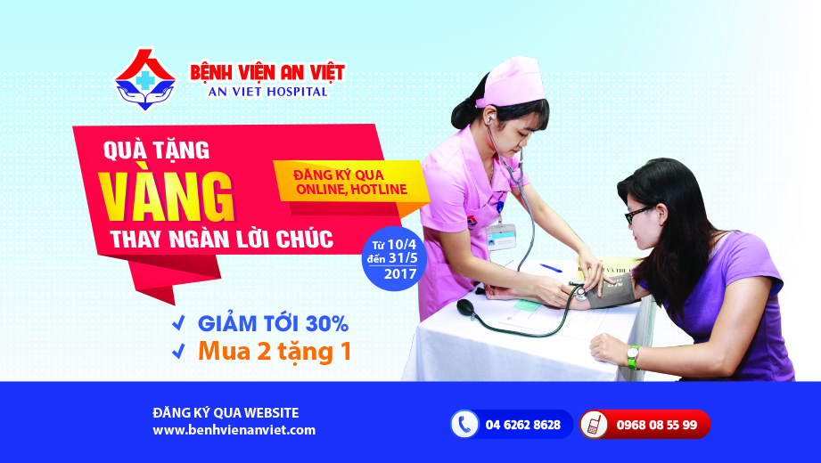 Ưu đãi lớn khi khám sức khỏe tại bệnh viện An Việt Gplus