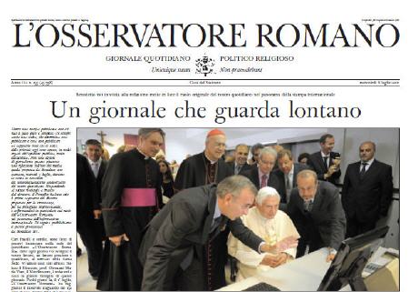 L'Osservatore Romano a 150 ans Visiteor_460