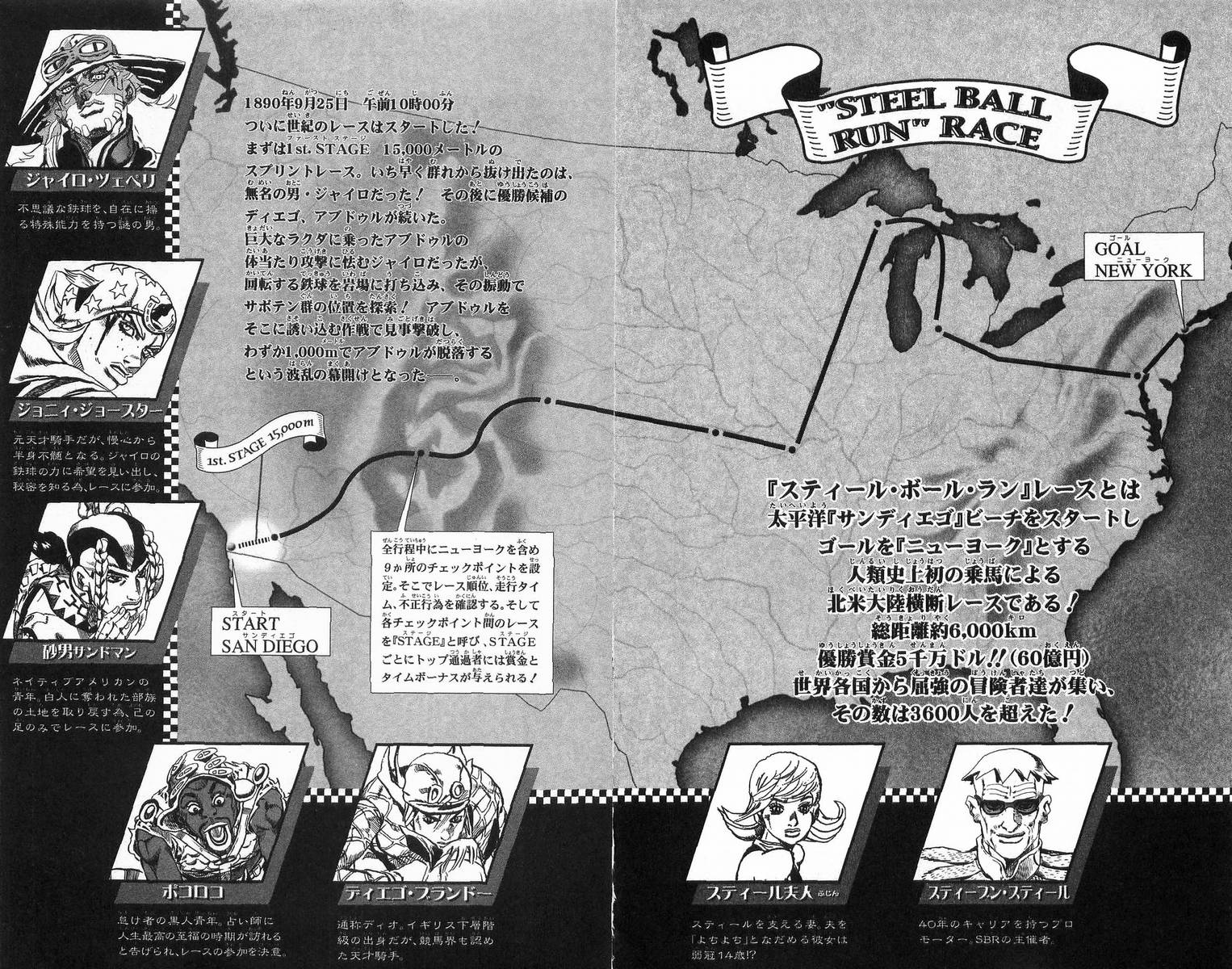 Jojo's bizarre adventure- Steel Ball Run : tome 2 - Page 2 Japan01_d002-003