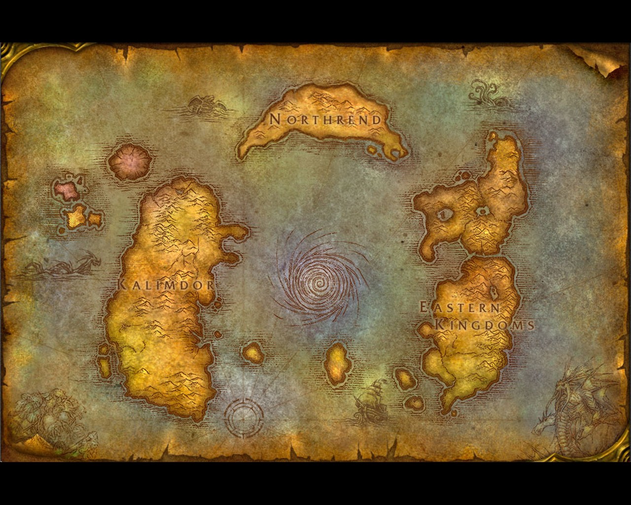 "World Of Warcraft" Map-with-northrend