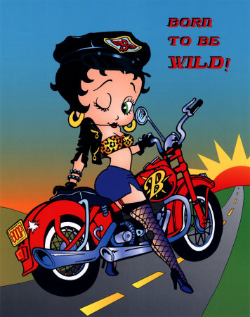 Betty Boop en image - Page 4 Bettymoto1