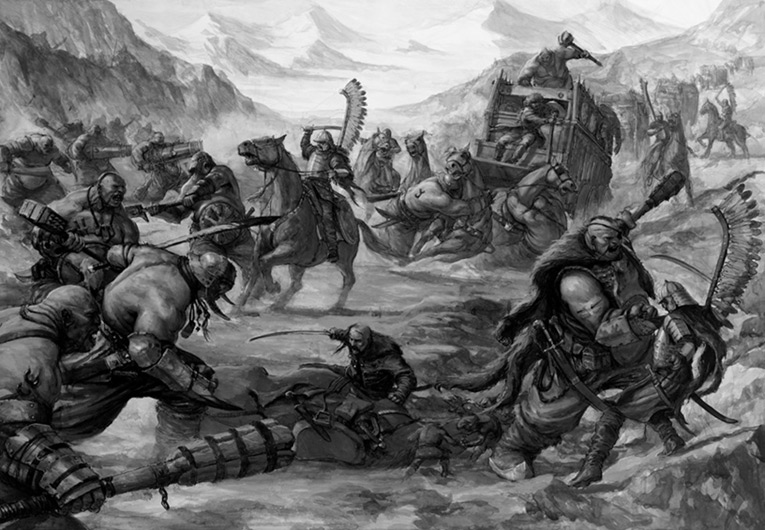 [Warhammer Fantasy Battle] Images diverses - Page 3 Attaque_Ogre