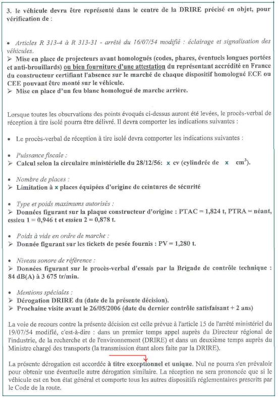 humvee - Check list - Comment faire Homologation du Humvee M998 ? d'un Hummer ? SMALL-14-DREAL%20ACCORD%20DEROGATION%203