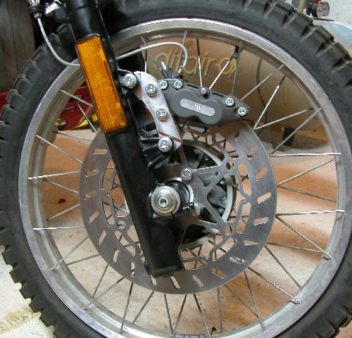 R100GS - Rectifer étrier brembo 4 pistons Hebrake