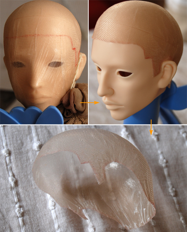 [Tuto] Ajuster une fur wig à la tête de sa poupée Tutowigb-04