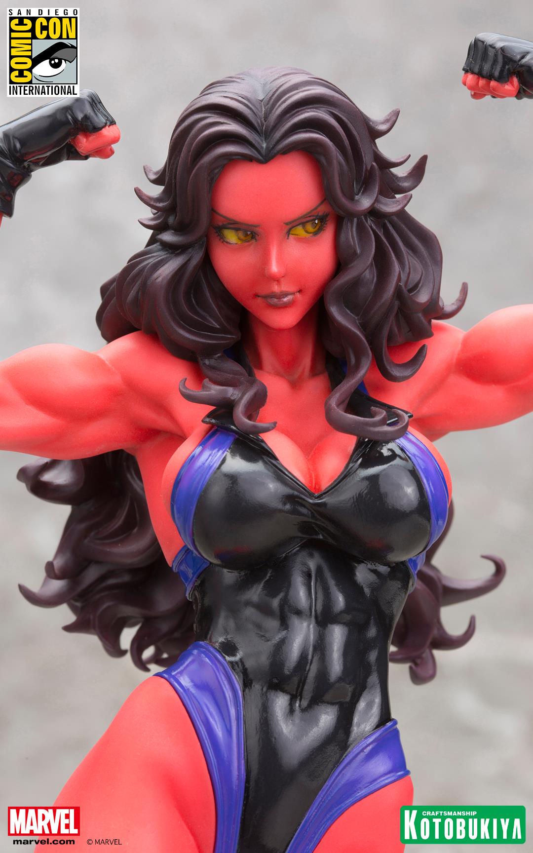 Action Figures: Marvel, DC, etc. - Página 4 Red-she-hulk-bishoujo-statue-2015-sdcc-exclusive-marvel-kotobukiya-10