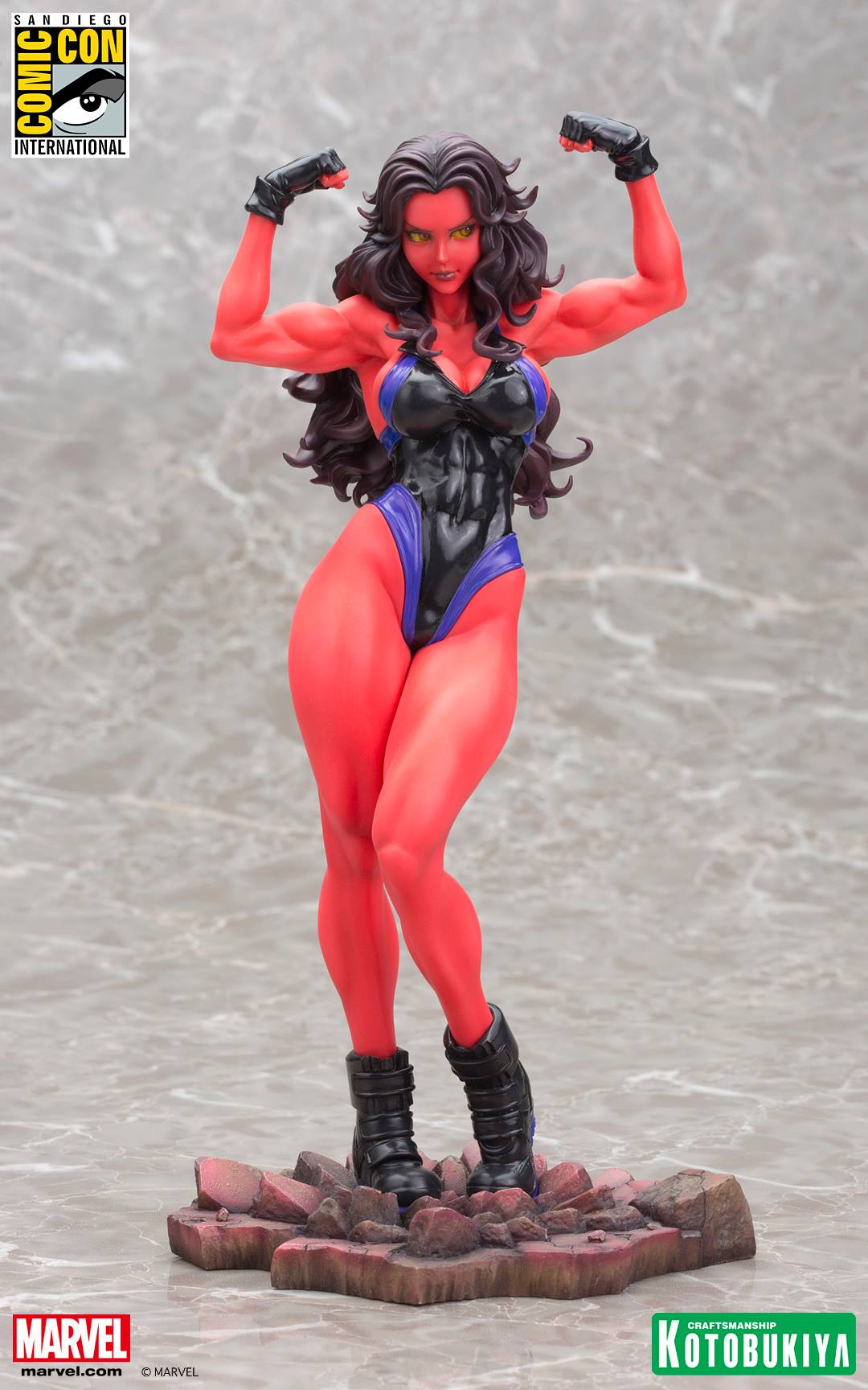 Action Figures: Marvel, DC, etc. - Página 4 Red-she-hulk-bishoujo-statue-2015-sdcc-exclusive-marvel-kotobukiya-9