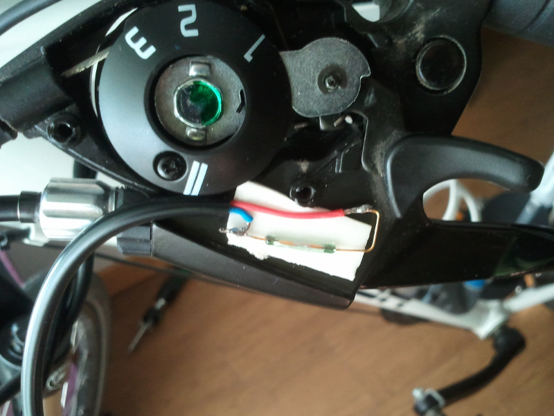 BRICO: alternativa a las manetas de freno con corte de señal conservando las originales de tu bici. Maneta_3