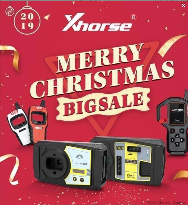 Xhorse Merry Christmas Promotion for VVDI2 authorization Xhorse-christmas-promotion