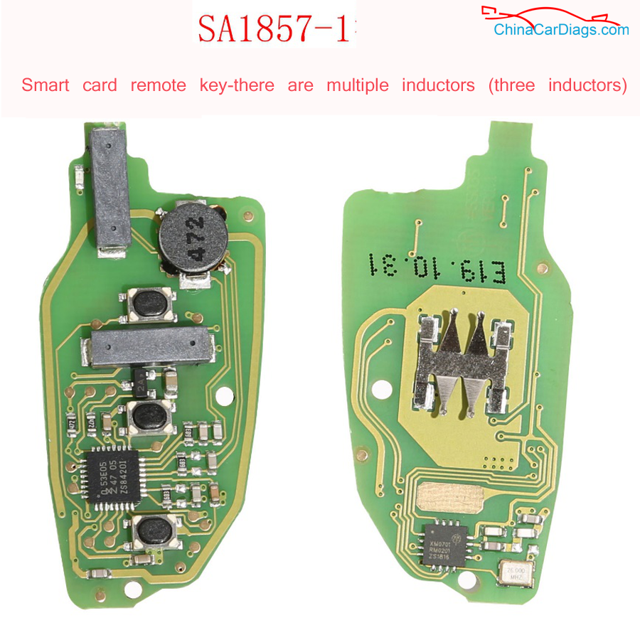 All About Xhorse remote key Details Smart-card-remote-key-there-are-multiple-inductors-three-inductors