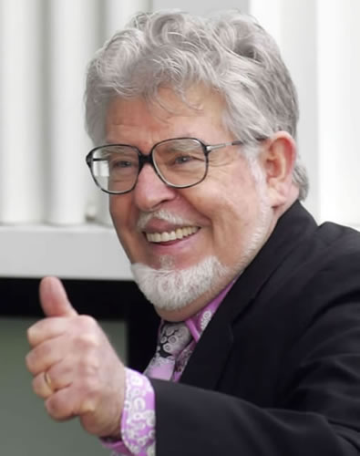 Someone runs up to you. Rolf-harris