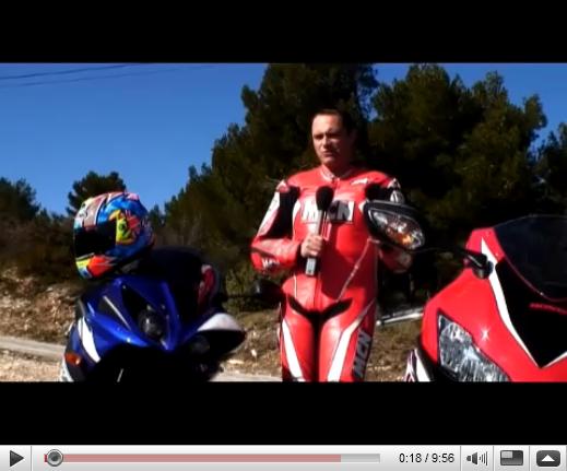 Comparatif yamaha r1 2009 vs honda cbr 1000 rr fireblade Debut