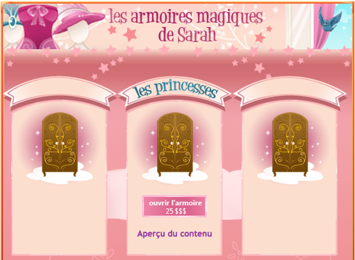 Les nouveautées d'Oh My Dollz ? Armoires-magiques