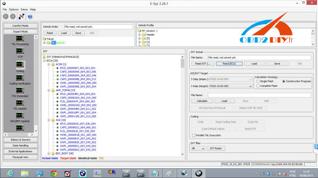 How to use E-sys with ICOM Next Icom-next-esys-4