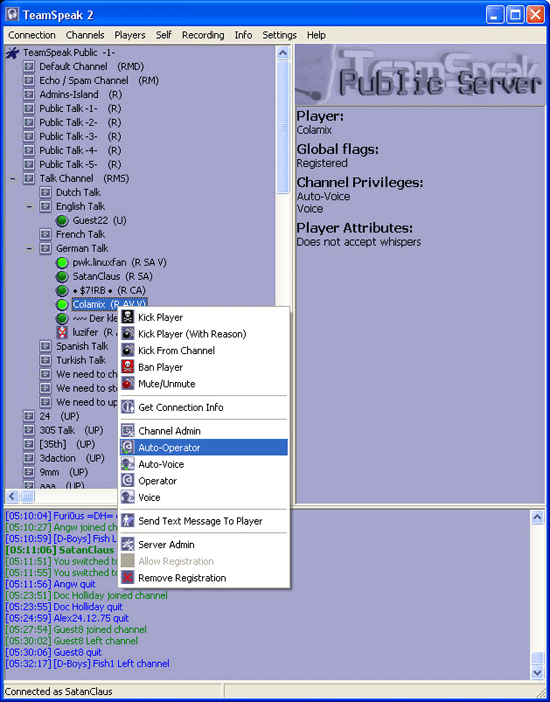 TeamSpeak -- Teamspeak1