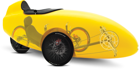 Conduite d'un Vélomobile - Il suffit d'un rien Yellow_velomobile