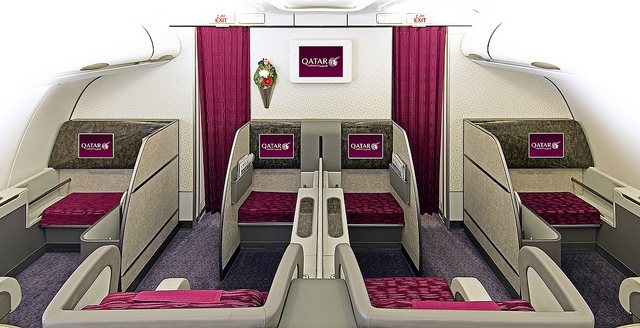 Un recorrido por la primera clase del Airbus Qatar-airways1