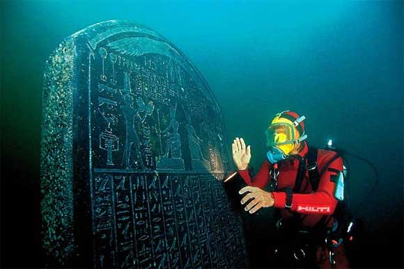 Ancient Cities and Megalithic Sites Underwater  Heracleion3