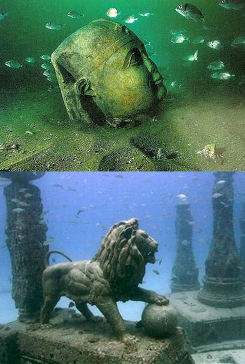 Ancient Cities and Megalithic Sites Underwater  CleopatraPalace