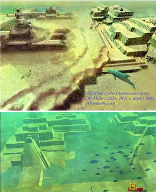 Ancient Cities and Megalithic Sites Underwater  YucatanChannel_Ruins