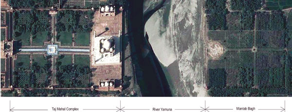 BLACK TAJ MAHAL: The Emperor’s Missing Tomb Satelite-view-of-two-sites