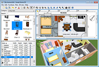 Aplikasi Gratis Untuk Mendesain Rumah Sweet Home 3D SweetHome3DSmall