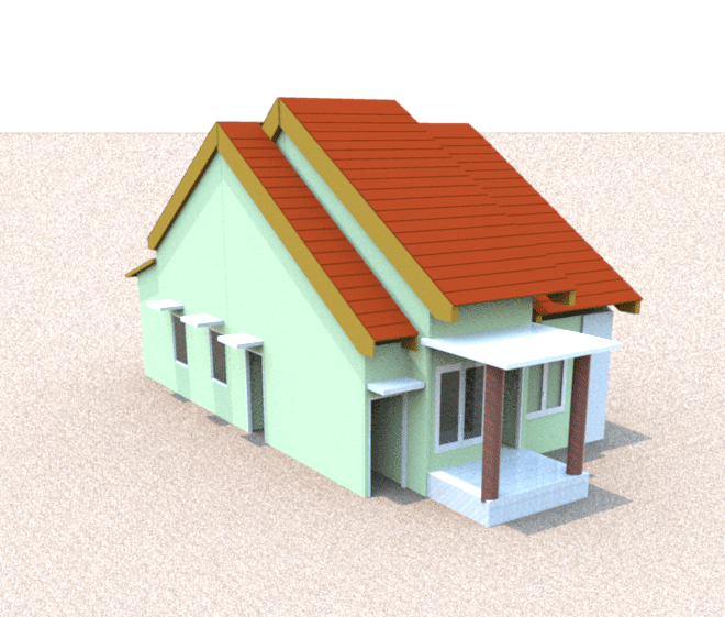 Aplikasi Gratis Untuk Mendesain Rumah Sweet Home 3D Rumah-depan