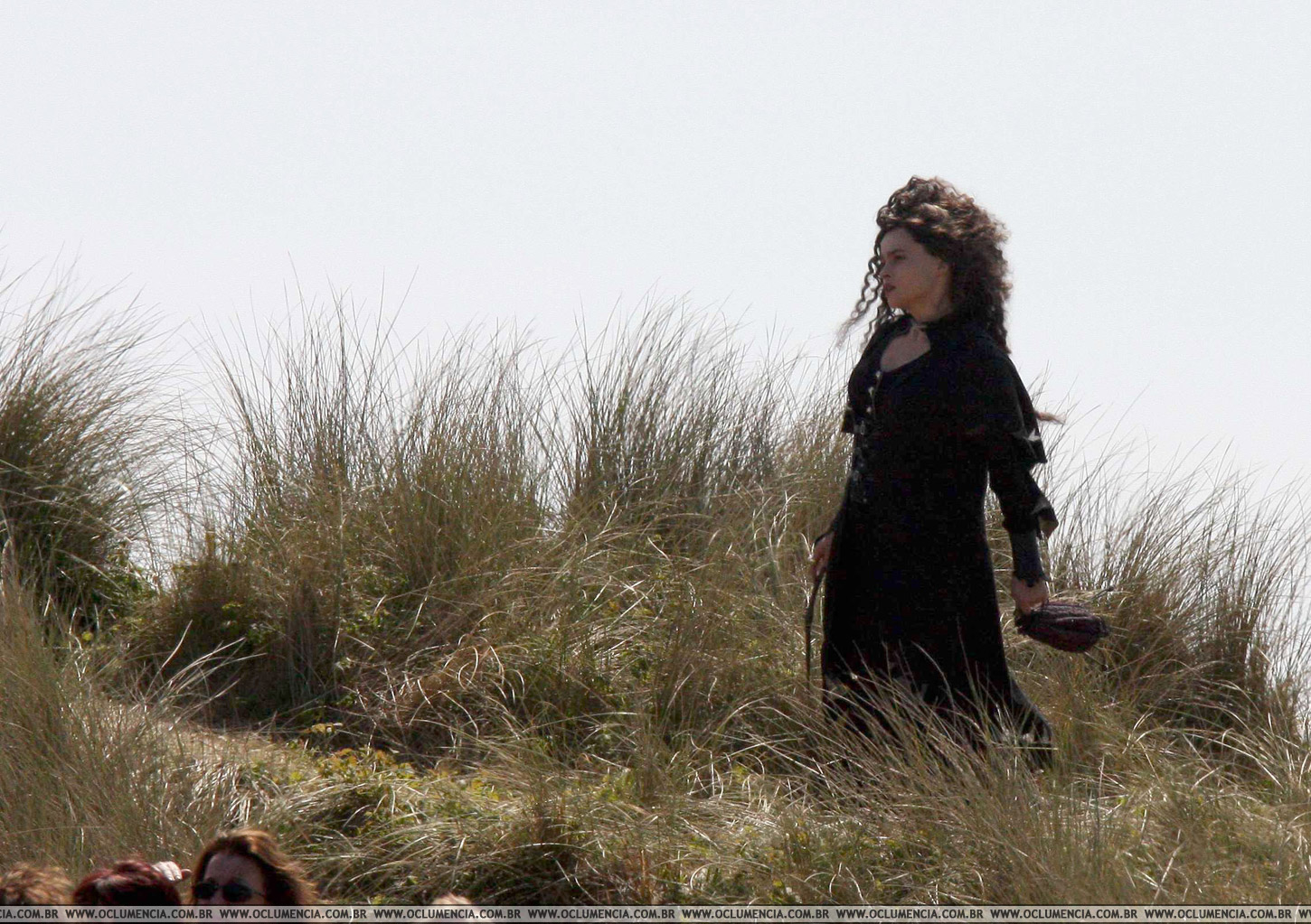 imagenes del rodaje de HP7 Helena-Bellatrix-Hermione-rodaje-hp7