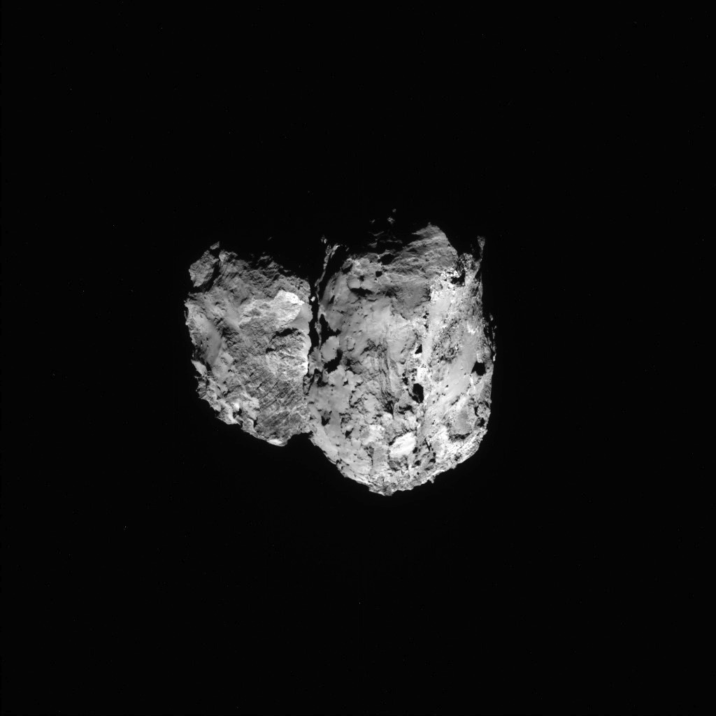Rosetta : Mission autour de la comète 67P/Churyumov-Gerasimenko  - Page 2 ROSETTA_NAVCAM_20140806_2