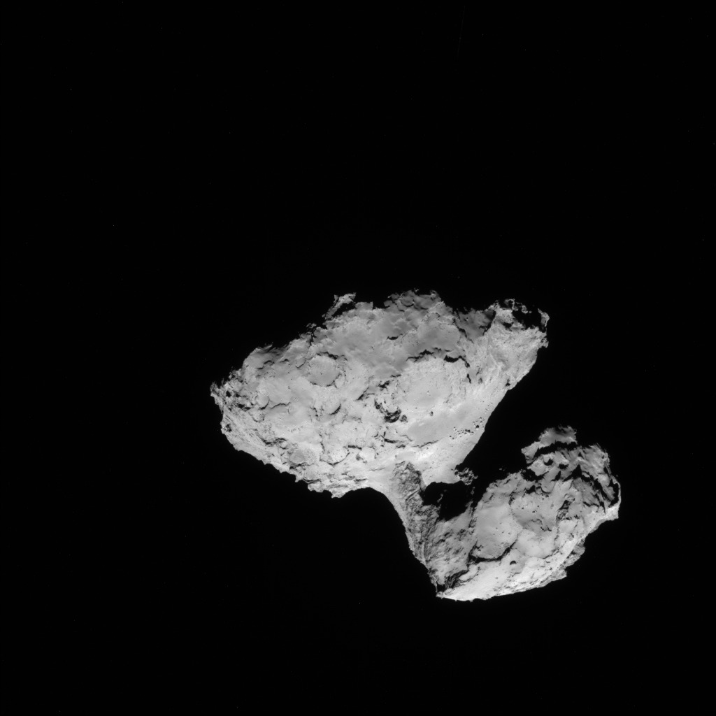 Rosetta : Mission autour de la comète 67P/Churyumov-Gerasimenko  - Page 3 ROSETTA_NAVCAM_20140809