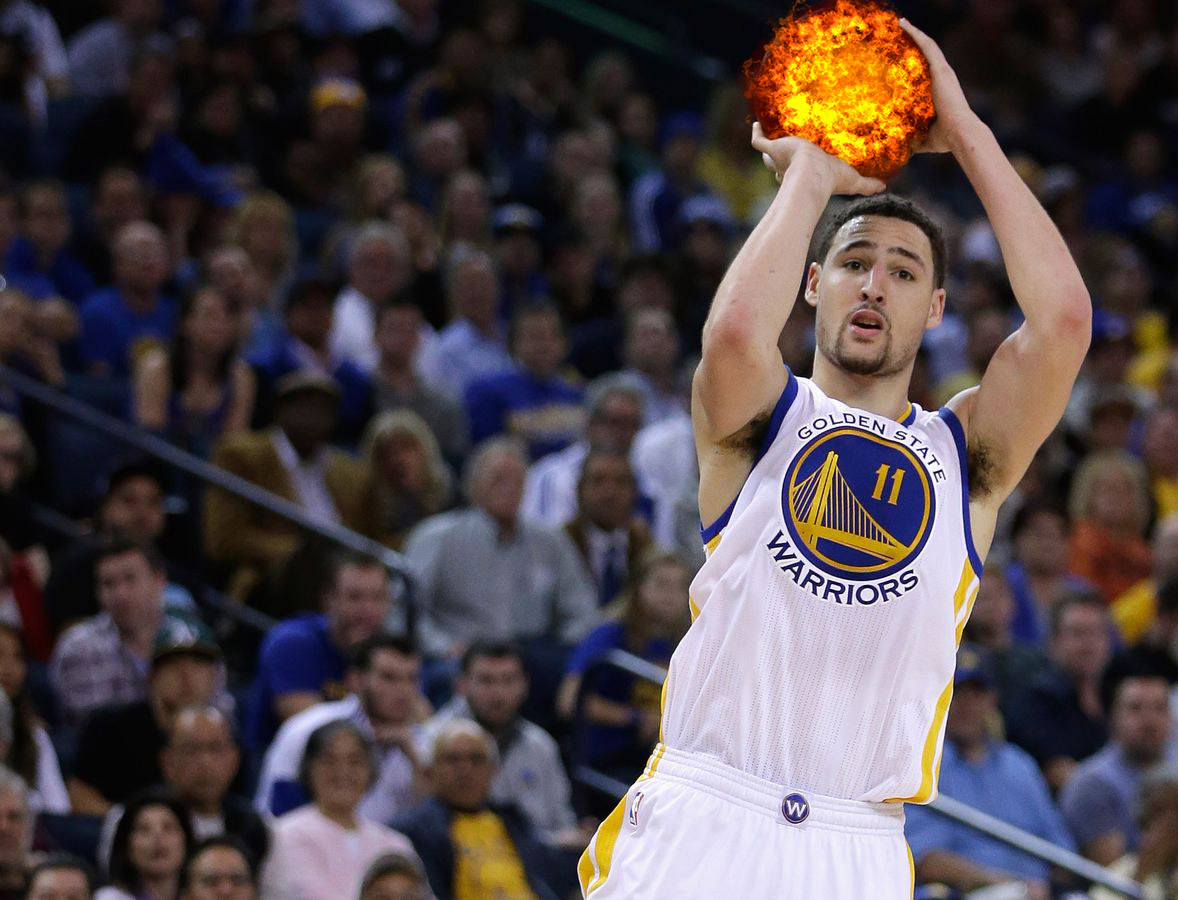 NBA FANTASY LEAGUE 2016/2017. Drama en el deadline. - Página 8 Klay-on-fire