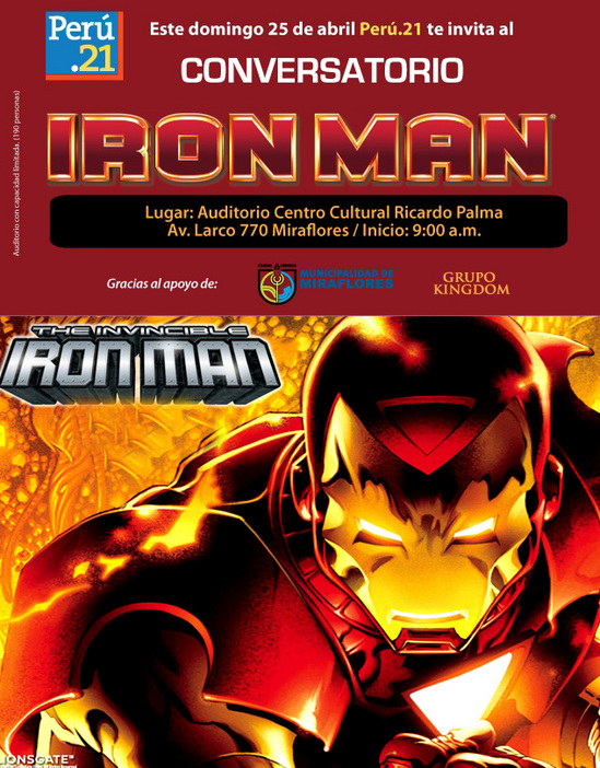 Abril 25: Conversatorio sobre Iron Man de Peru 21 Iron-man-coversatorio-thumb-550x702