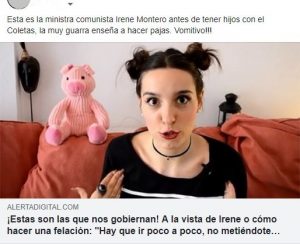 IRENE MONTERO, AÑOS JÓVENES Y LOCOS (( VIDEO )) ALERTA3-300x244