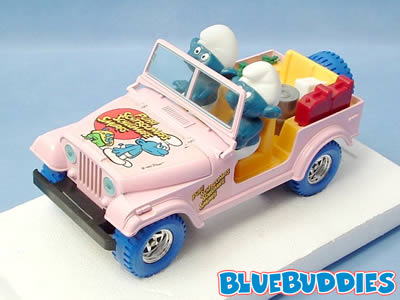 [IDENT] divers pièces, zoids, missiles popy ? Smurfs_Action_Toy_Burago_Jeep_Pink