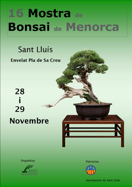 16 Mostra de Bonsai de Menorca 2009 Cartell16mostra09_1