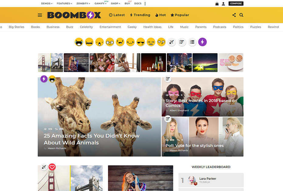 قالب BOOMBOX V2.5.8.1 – VIRAL MAGAZINE Original