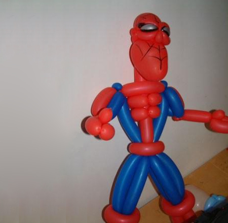 Fun Art and Unique Balloon-spiderman