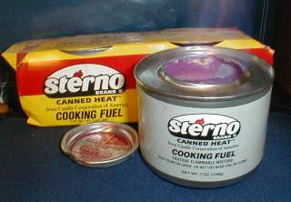 CANNED HEAT Sterno