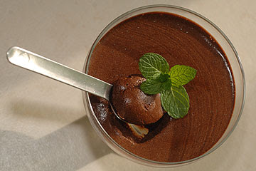 Dessert en Folie Mousse-chocolat