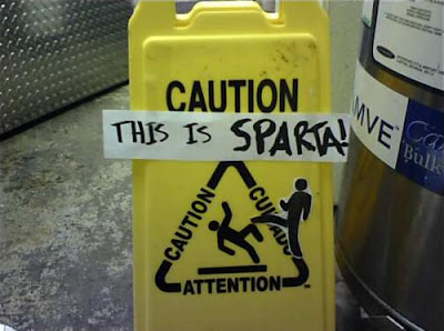 Area de 300 This-is-sparta-caution-cone