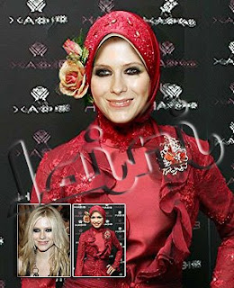 celebrities with tudung (head cover) Avriltudung