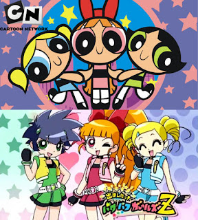 As Meninas Super Poderosas: Gerao Z Powerpuffcompare