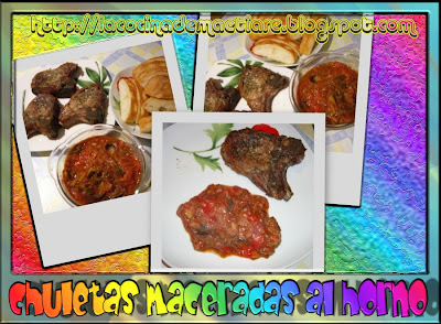 chuletas maceradas al horno  Collage4