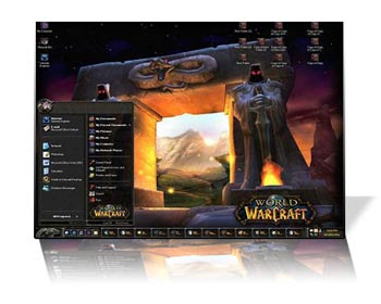 World Of Warcraft Theme XP e Vista Warcraft-Theme