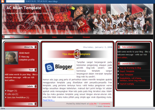 download free templates blogger AC%2BMilan%2BTemplate
