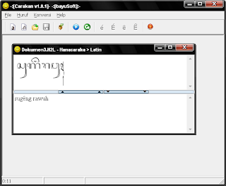 Belajar Nulis Jawa Caraka-latin